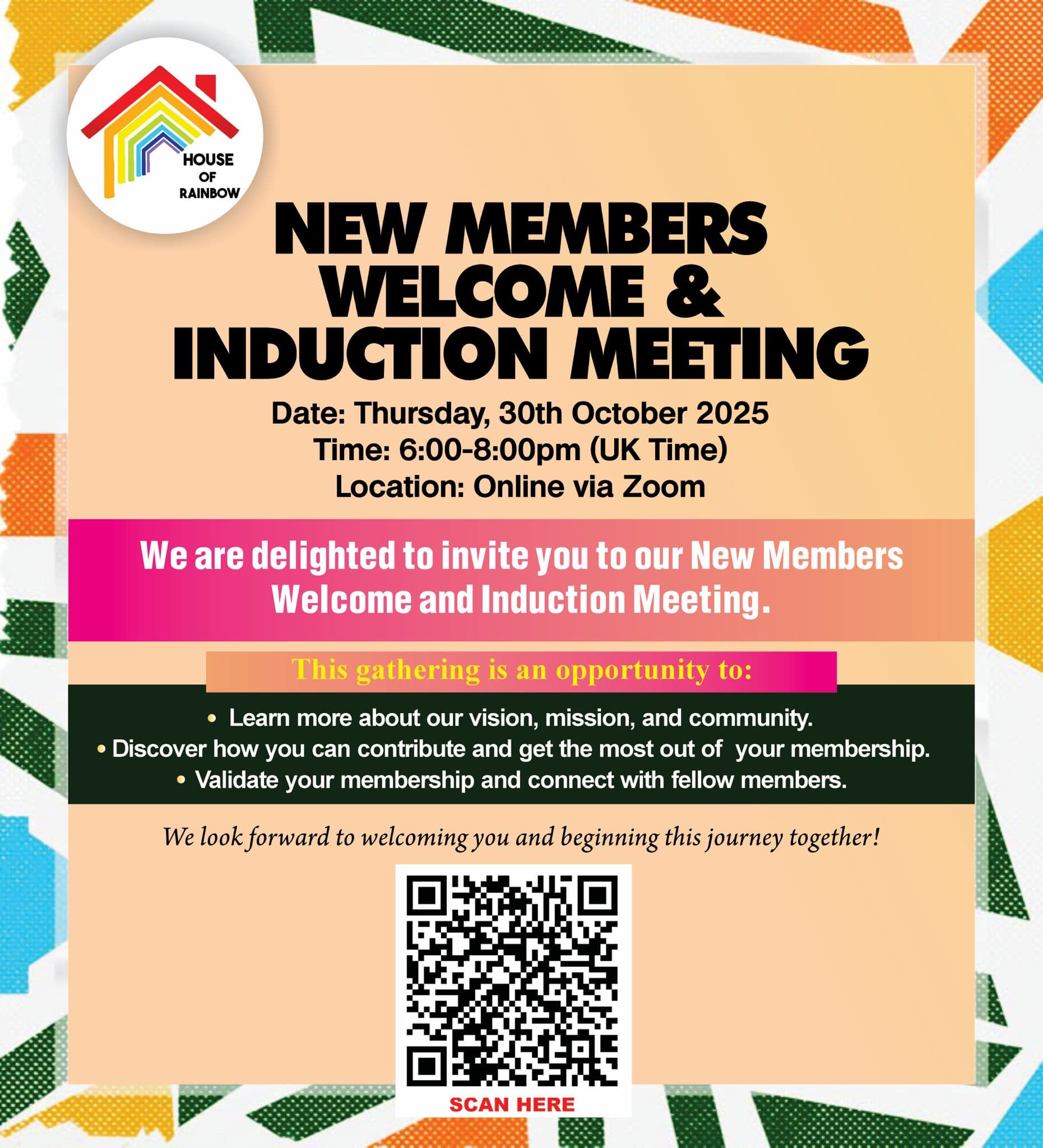New Members Welcome and Induction